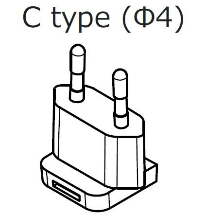 CEDAR AC adapter (Plug&cable) for CD-100M